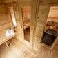 Dundalk Leisurecraft Canadian Timber Georgian Cabin Sauna with Changeroom CTC88CW