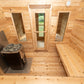 Dundalk Leisurecraft Canadian Timber Georgian Cabin Sauna with Changeroom CTC88CW