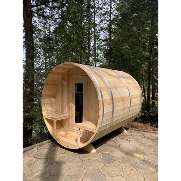 Dundalk Leisurecraft Canadian Timber Serenity Barrel Sauna CTC2245W