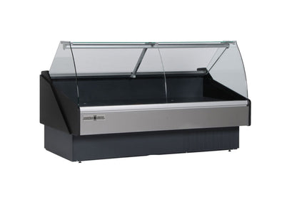 Hydra-Kool  | 78" Wide Self Contained Curved Glass Deli Display Case - KFM-CG-80-S