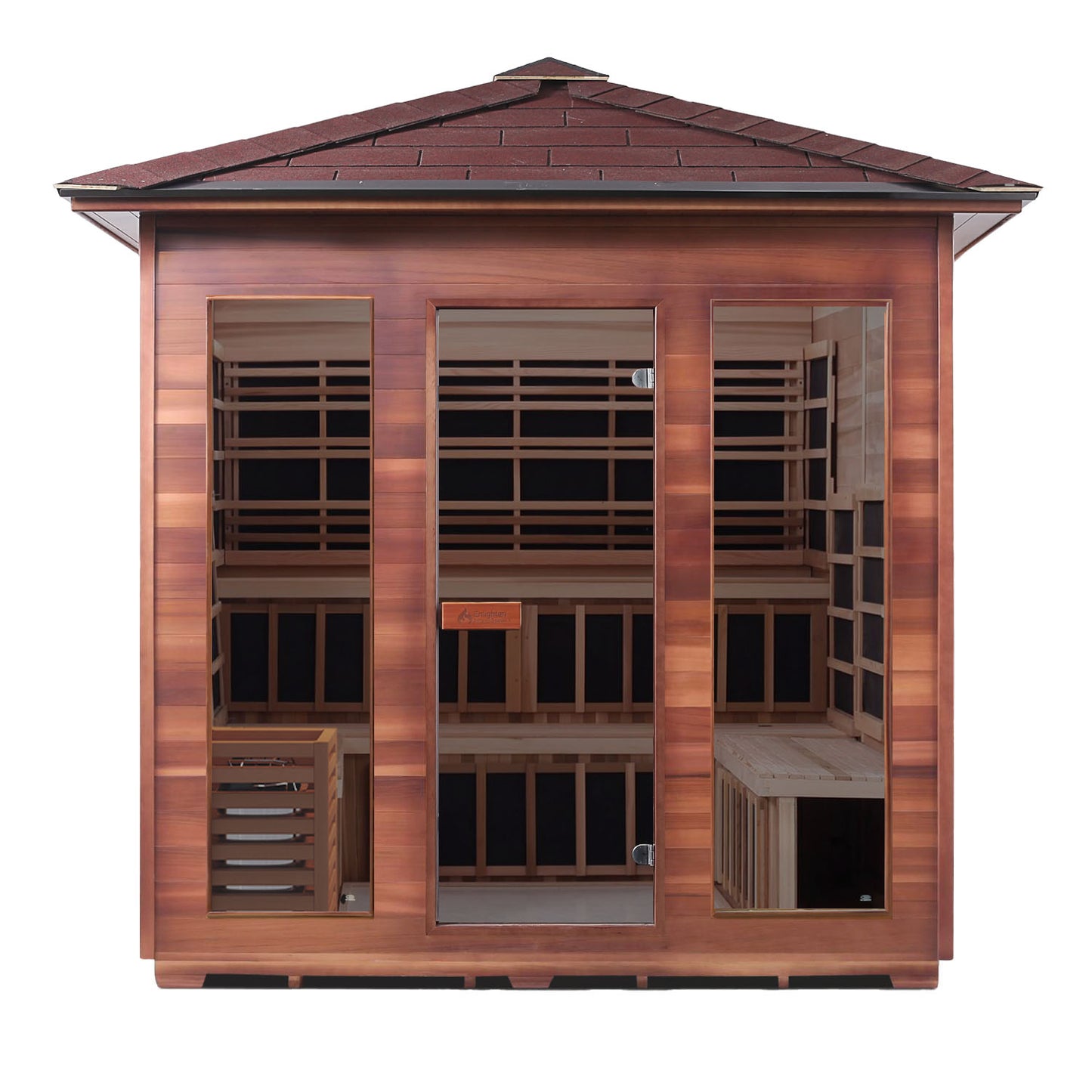 Enlighten Diamond 8 - 8 Persons Outdoor Infrared/Traditional Sauna