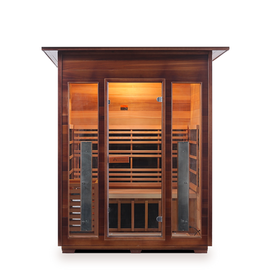 Enlighten Diamond 3 - 3 Persons Indoor Infrared/Traditional Sauna