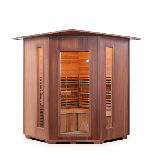 Enlighten SunRise C - 4 Person Indoor Dry Traditional Sauna