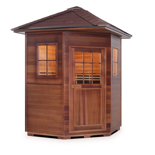 Enlighten MoonLight C - 4 Person Outdoors Dry Traditional Sauna