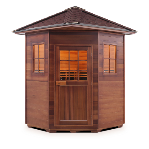 Enlighten MoonLight C - 4 Person Outdoors Dry Traditional Sauna