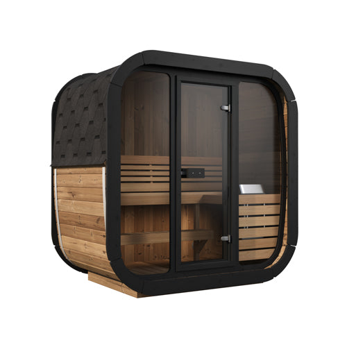 SaunaLife 3-Person Traditional Outdoor Sauna Model CL4G