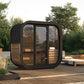 SaunaLife 3-Person Traditional Outdoor Sauna Model CL4G