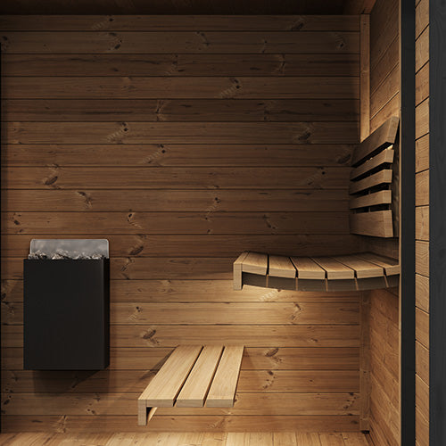 SaunaLife 6-Person Outdoor Sauna Kit GL6