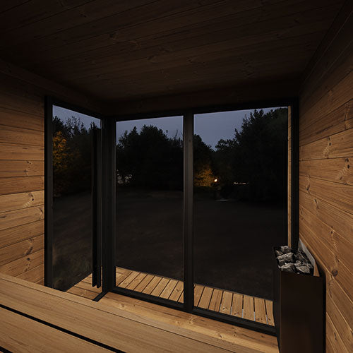 SaunaLife 6-Person Outdoor Sauna Kit GL6