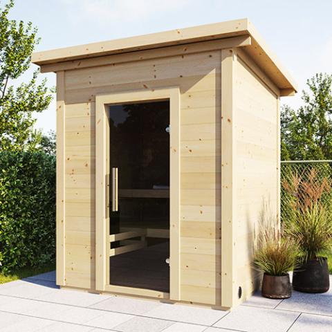 SaunaLife Model G2 Outdoor 4-Person Sauna