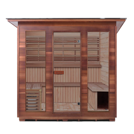 Enlighten SunRise 8 - 8 Persons Outdoor Dry Traditional Sauna