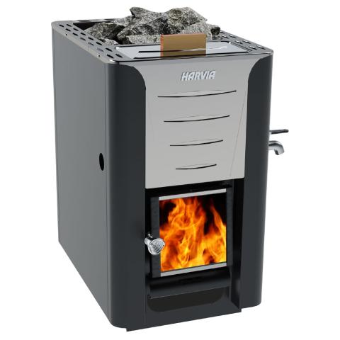 Harvia 20 ES Pro Harvia Pro Series ES 24.1kW Wood Sauna Stove with Water Tank