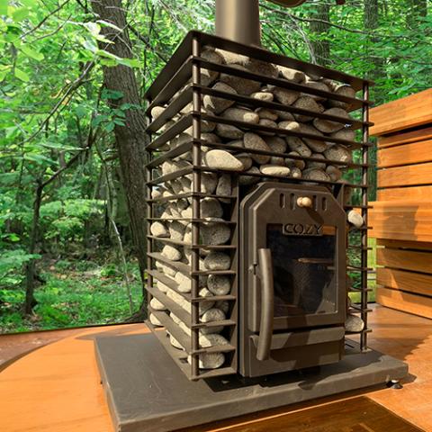 Cozy Heat Quattro Sauna Stove Wood Burning Sauna Stove