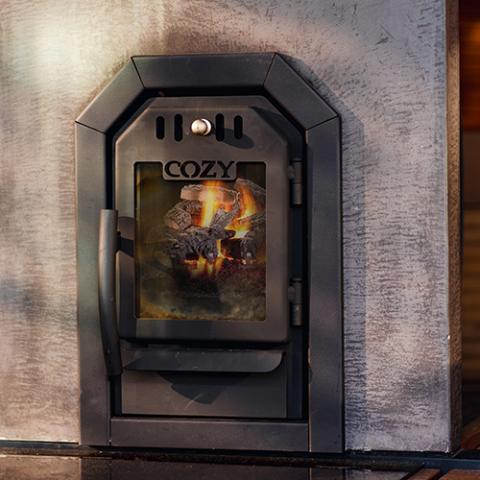 Cozy Heat OG Thru-Wall Sauna Stove Wood Burning Sauna Stove