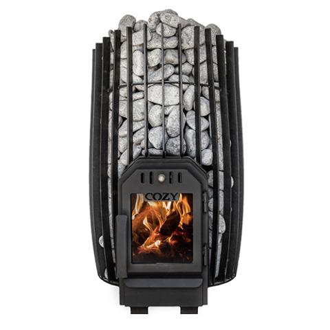 Cozy Heat SW Thru-Wall Sauna Stove Wood Burning Sauna Stove