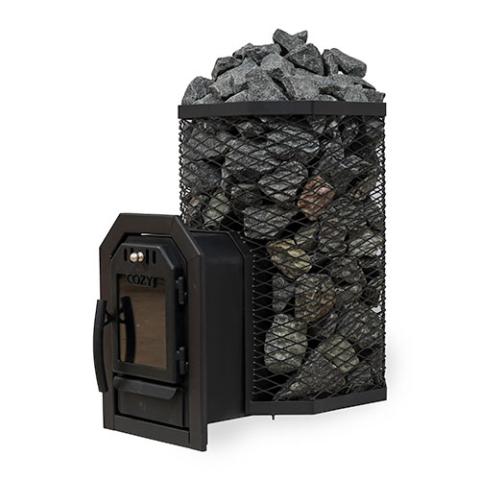 Cozy Heat Thru-Wall Sauna Heater Wood-Burning Sauna Stove