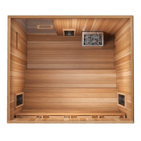 Finnmark FD-5 Trinity XL, 4-Person Infrared & Steam Sauna Combo