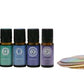 Mr.Steam MS CHAKRA7 Chakra Blend Essential Oil 7-Pack