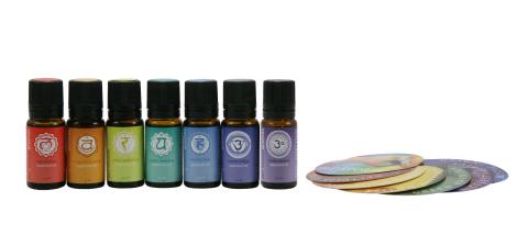 Mr.Steam MS CHAKRA7 Chakra Blend Essential Oil 7-Pack