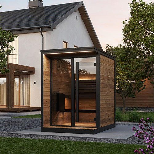 SaunaLife 4 Person Outdoor Sauna Kit GL4