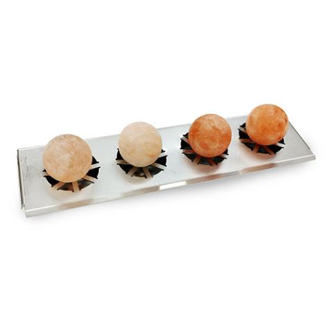 Saunum Himalayan Salt Set Himalayan Salt Spheres 7ct