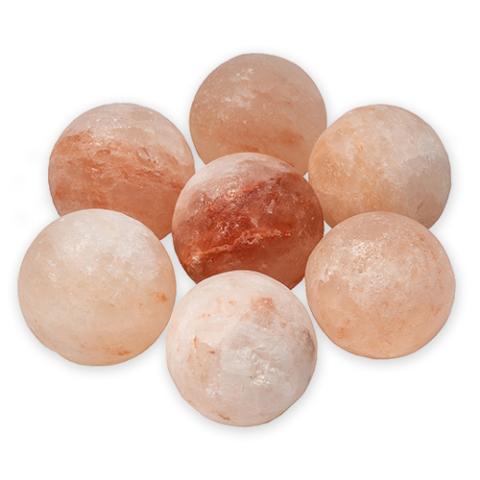 Saunum Himalayan Salt Set Himalayan Salt Spheres 7ct