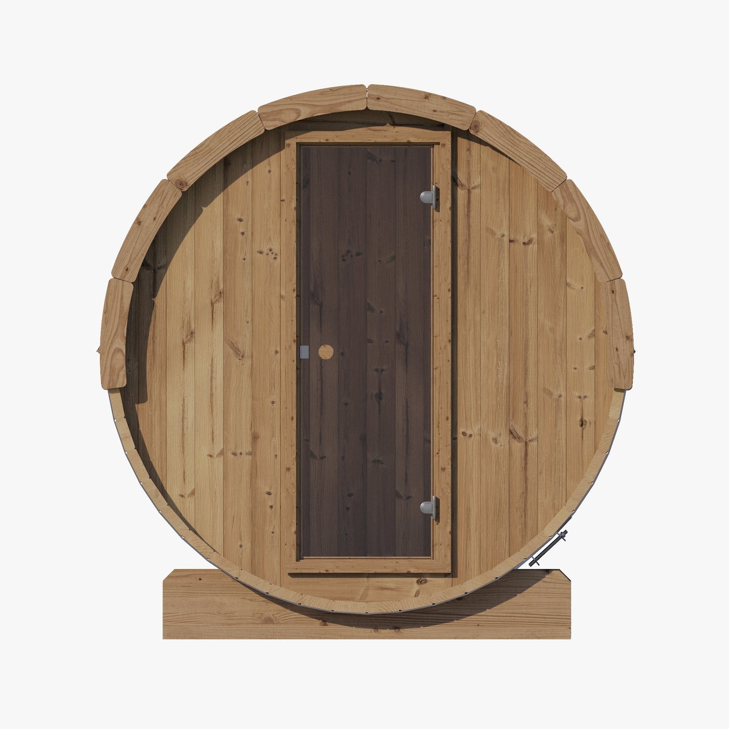 E8 Barrel Sauna Front View